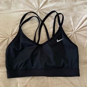 Nike black sports bra